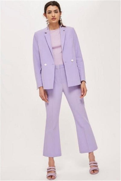 Lucky Pink Lady Women Suit Set 2020 Spring and Autumn Slim Professional 2 Piece Set Suit Women's Pantsuit Customi Made