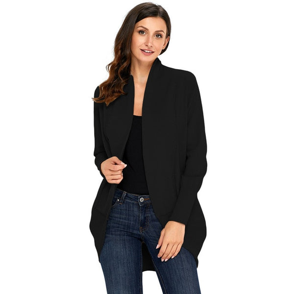 Daily suit  OWLPRINCESS Autumn New Style Solid Color Long Sleeve Comfortable Casual Cardigan Knitted Sweater Coat
