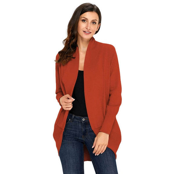 Daily suit  OWLPRINCESS Autumn New Style Solid Color Long Sleeve Comfortable Casual Cardigan Knitted Sweater Coat